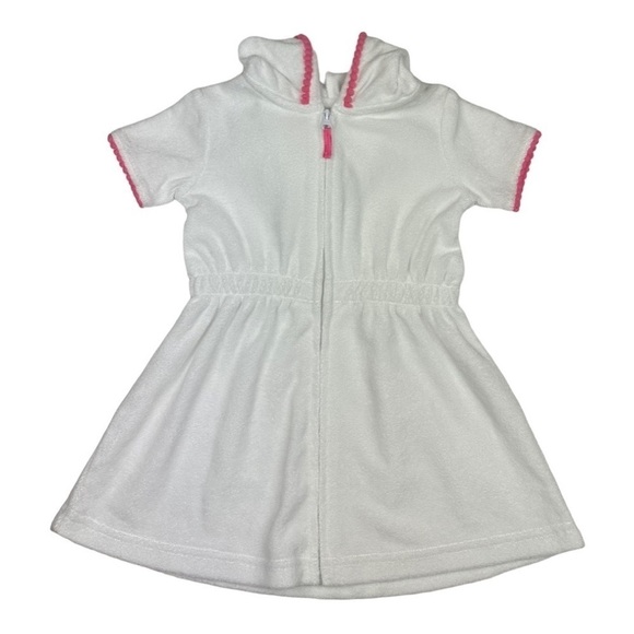 Little Me Terry Hooded Full Zip Cover Up Size 24 Months - Picture 1 of 6